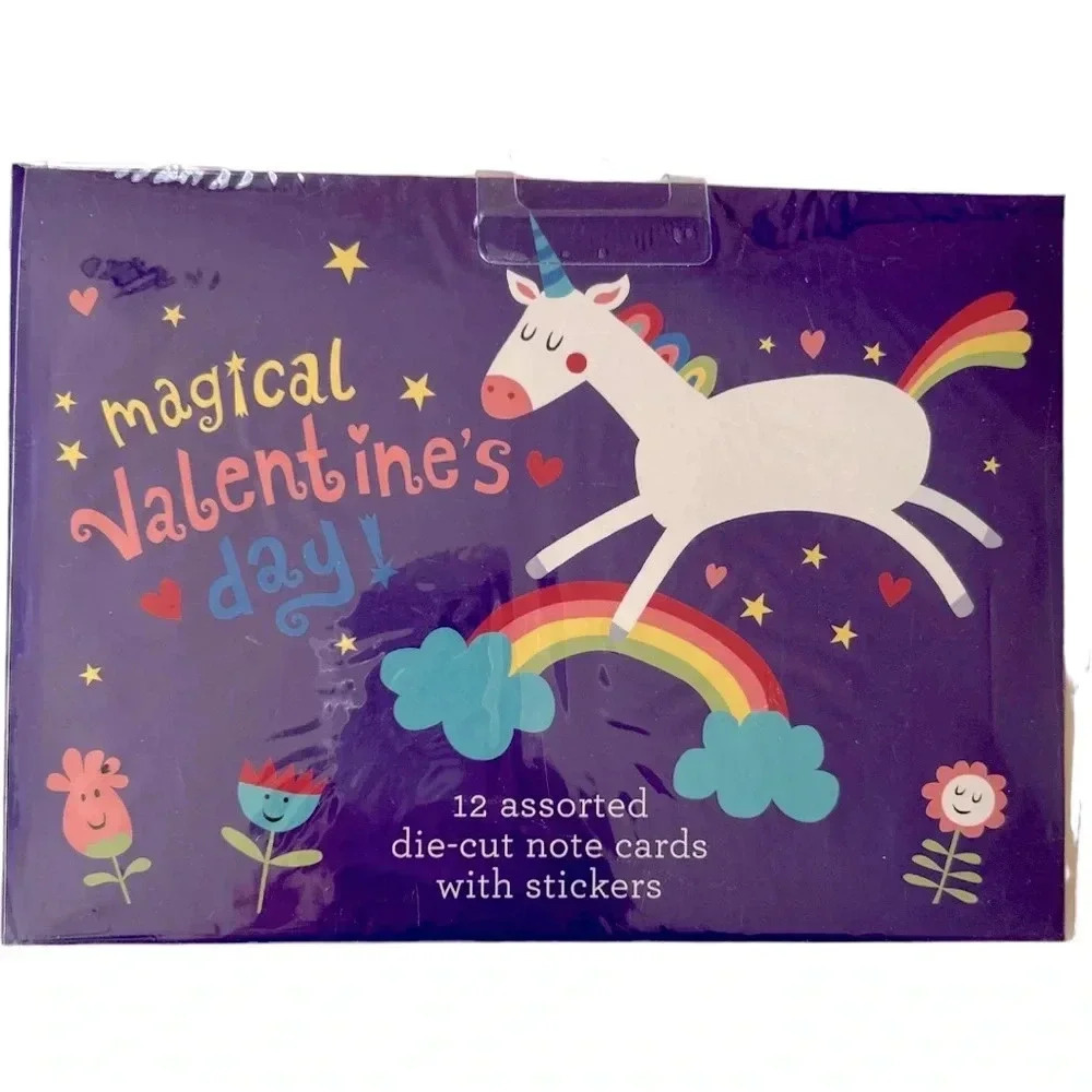 Papyrus Magical Valentine's Day Cards 24ct Hello Kitty & Unicorn Sets - Picture 2 of 5